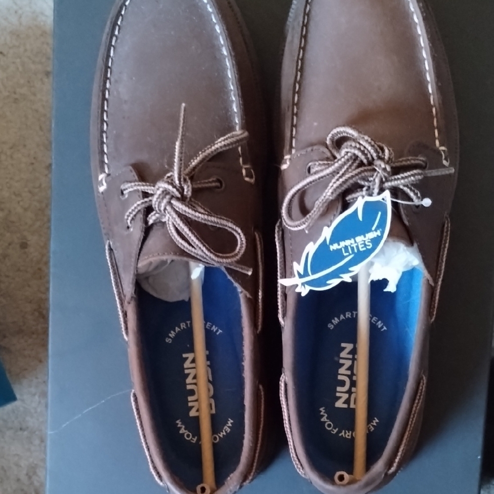 Nunn Bush Men's Brown Boat Shoes
